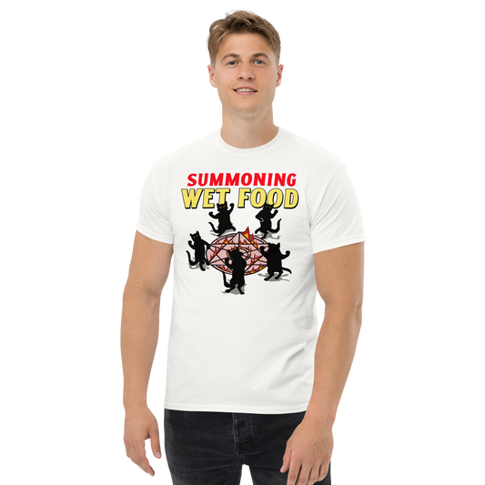 Summoning circle cat illustration shirt