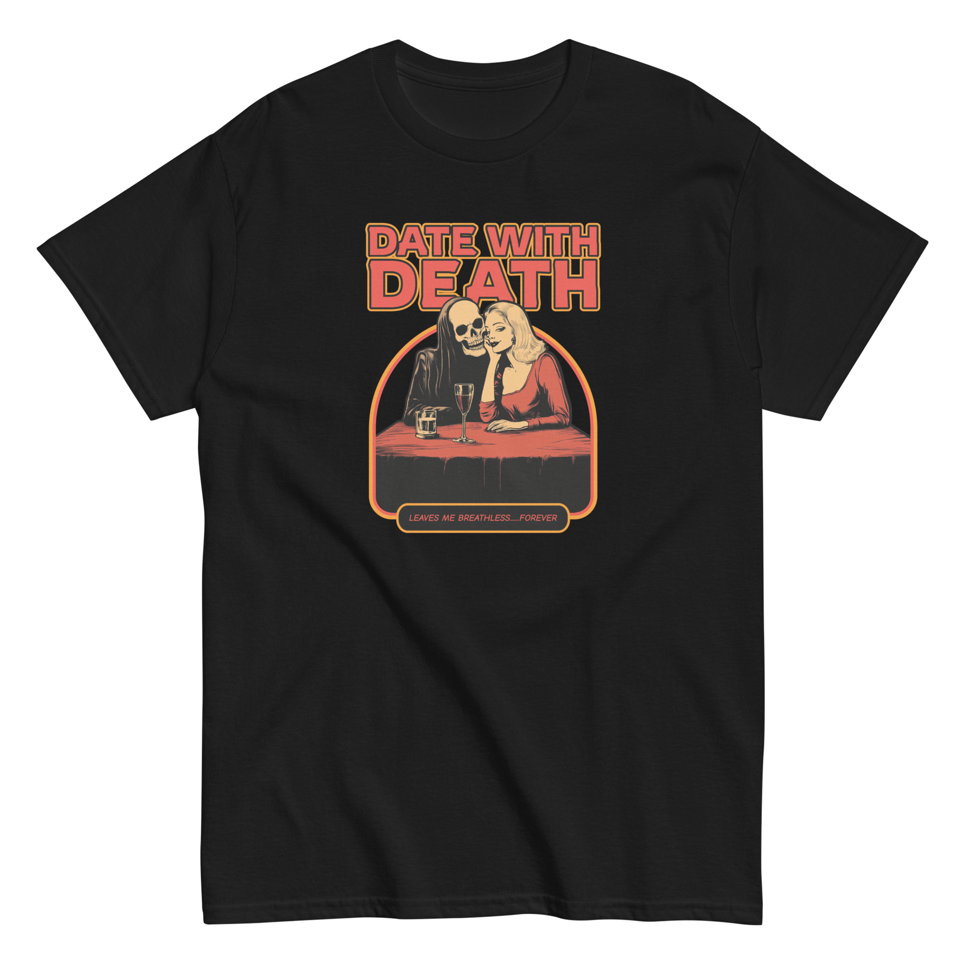 Gothic horror graphic tee front view